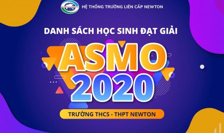 CƠN MƯA GIẢI THƯỞNG CỦA HỌC SINH NEWTON TẠI ASMO 2020