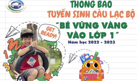 THÔNG BÁO  TUYỂN SINH CLB “BÉ VỮNG VÀNG VÀO LỚP 1”