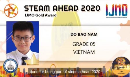 HỌC SINH NEWTON GIÀNH HUY CHƯƠNG OLYMPIC TOÁN IJMO 2020