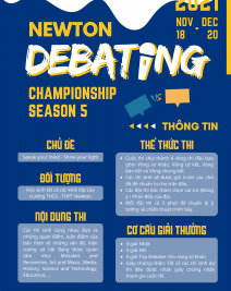 DEBATE ONLINE – THẦY TRÒ NEWTON THÁCH THỨC COVID