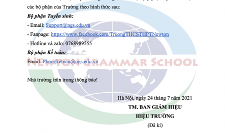 [THÔNG BÁO] THAY ĐỔI HÌNH THỨC LÀM VIỆC THEO CHỈ THỊ 16